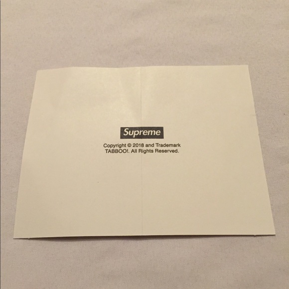 supreme faces sticker